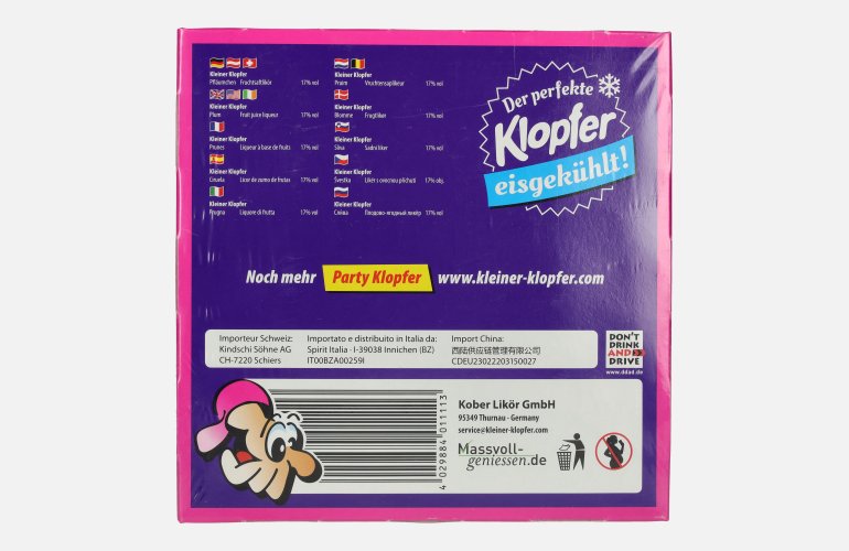 Kleiner Klopfer Pfläumchen 17% Vol. 25x0,02l