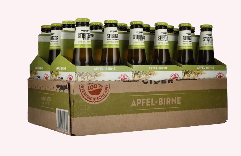 Stibitzer Apfel Birne Cider 4,5% Vol. 6x4x0,33l