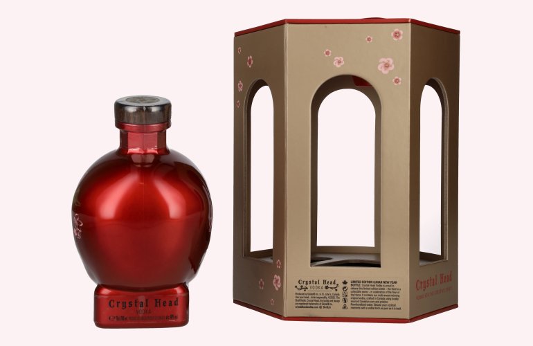 Crystal Head Vodka Lunar Year HORSE Limited Edition 40% Vol. 0,7l in geschenkverpakking