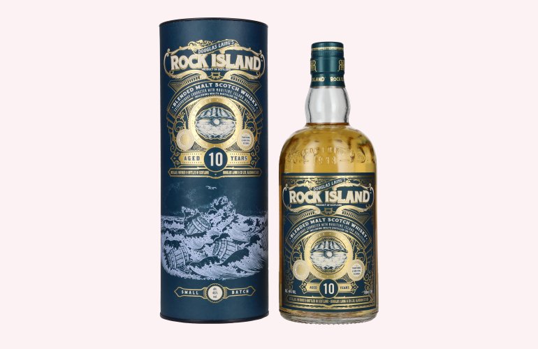 Douglas Laing ROCK ISLAND 10 Years Old Blended Malt 46% Vol. 0,7l en boîte cadeau