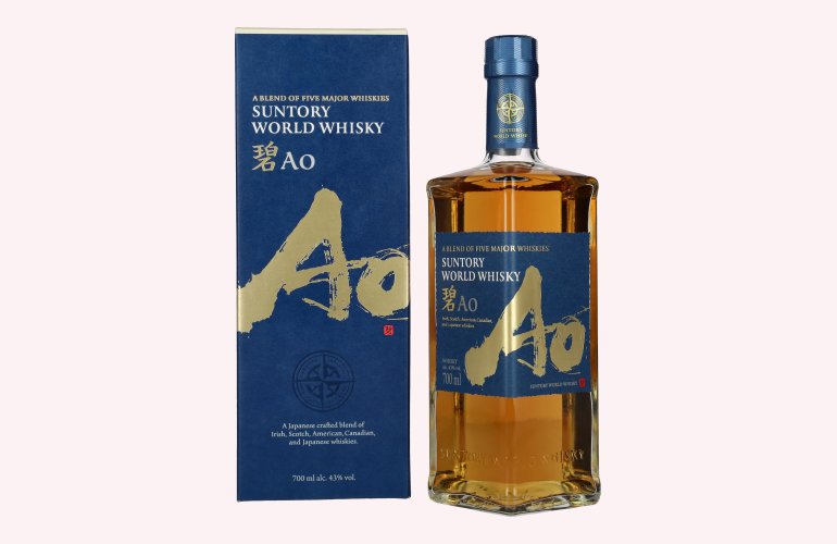 Suntory AO World Blend Whisky 43% Vol. 0,7l in Geschenkbox