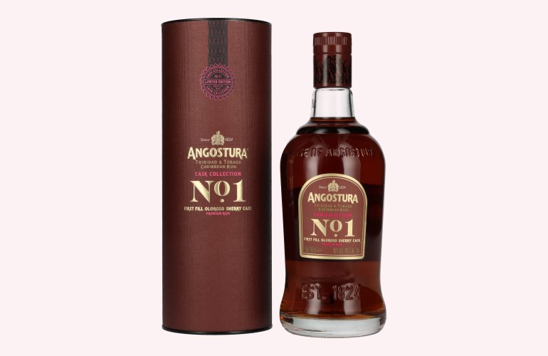 Angostura No. 1 CASK COLLECTION First Fill Oloroso Sherry Cask Premium Rum 40% Vol. 0,7l in Geschenkbox