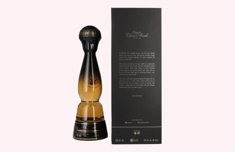 Clase Azul GOLD 100% Agave Tequila 40% Vol. 0,7l in Giftbox