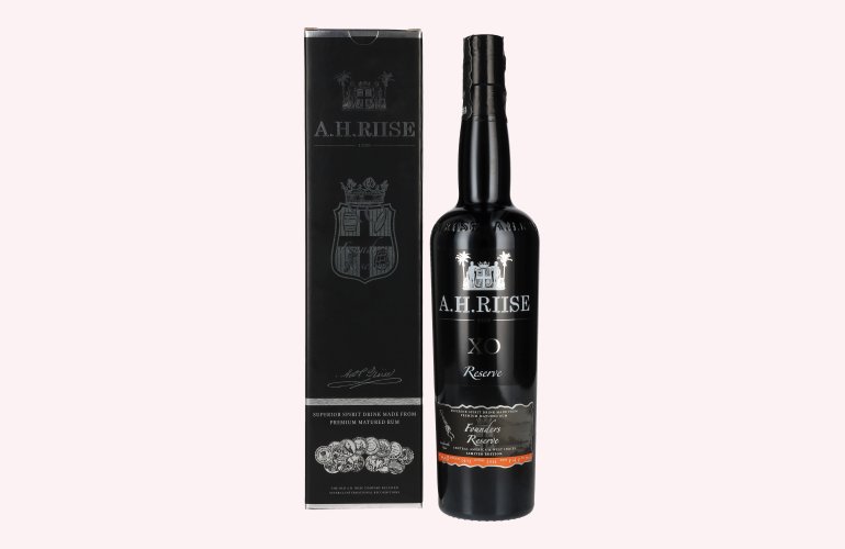 A.H. Riise X.O. FOUNDERS RESERVE Superior Spirit Drink #5 44,4% Vol. 0,7l in Giftbox