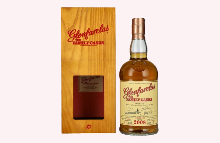 Glenfarclas THE FAMILY CASKS Single Cask SUMMER 2024 Plain Butt #2112 2008 57,7% Vol. 0,7l in Holzkiste