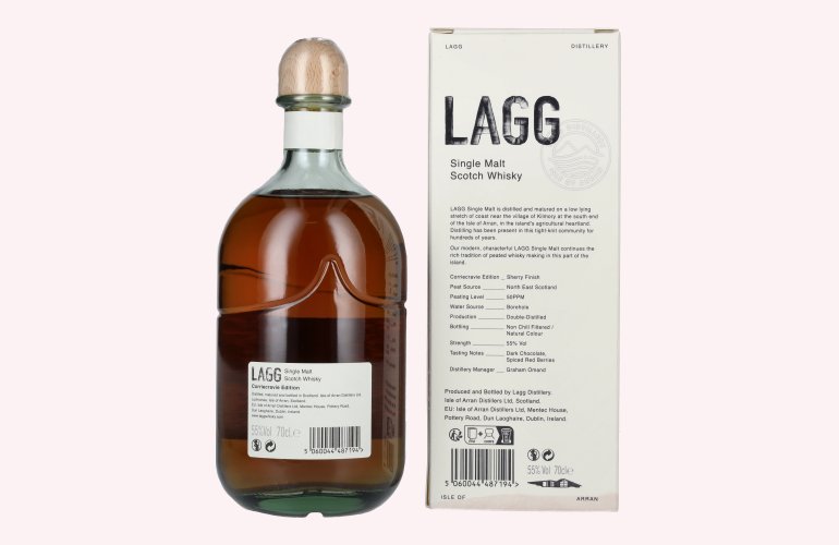 LAGG Single Malt Scotch Whisky Corriecravie Edition 55% Vol. 0,7l in Giftbox