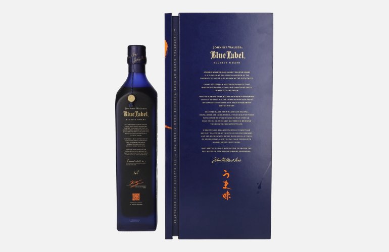 Johnnie Walker Blue Label ELUSIVE UMAMI Blended Scotch Whisky Limited Release 43% Vol. 0,7l in Geschenkbox