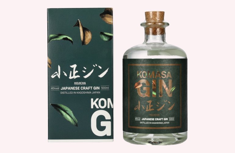 Komasa Gin HOJICHA 40% Vol. 0,5l en boîte cadeau