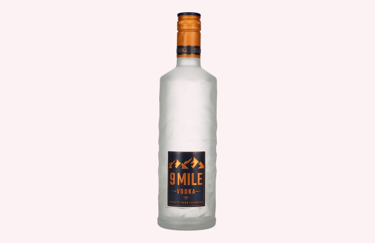 9 Mile Vodka 37,5% Vol. 0,7l + LED Lichtsticker