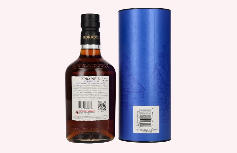 Edradour 11 Years Old Small Batch 200th Anniversary PX Sherry Cask 2014 46% Vol. 0,7l in geschenkverpakking