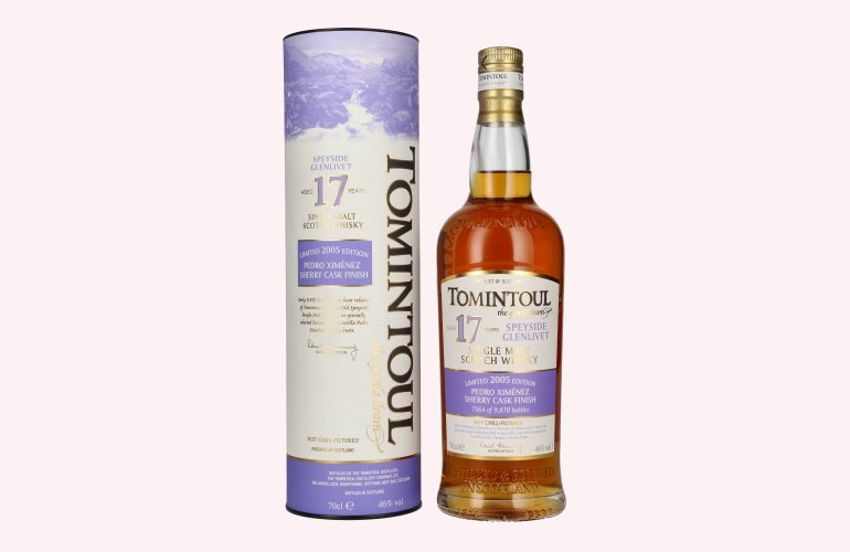 Tomintoul 17 Years Old PX SHERRY CASK Finish 2005 46% Vol. 0,7l in Giftbox