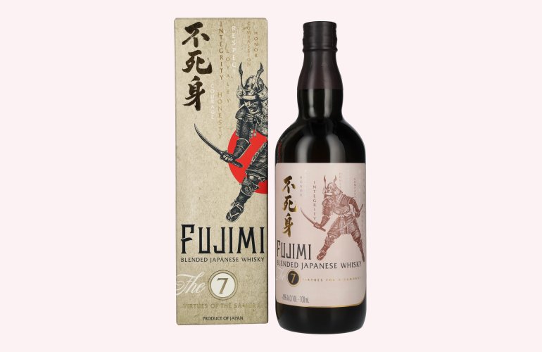 Fujimi The 7 Virtues Blended Japanese Whisky 40% Vol. 0,7l en boîte cadeau