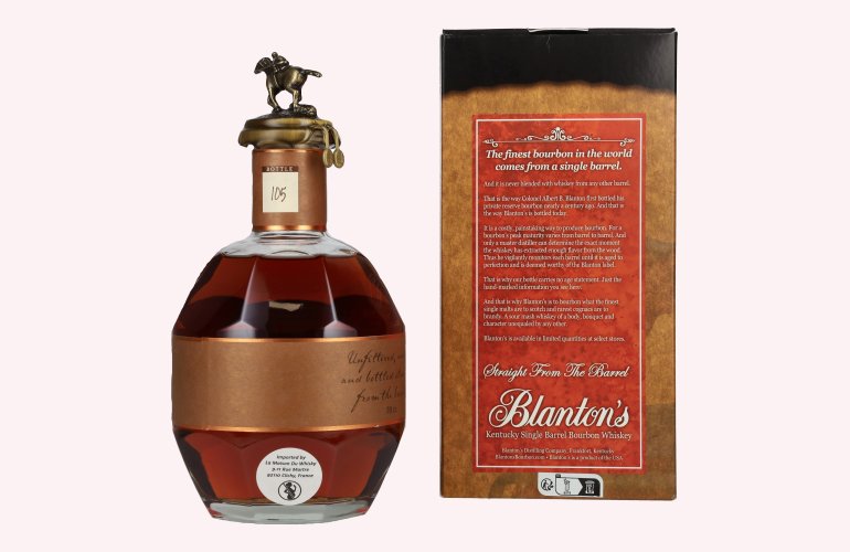 Blanton's STRAIGHT FROM THE BARREL BOURBON 64,8% Vol. 0,7l in Geschenkbox