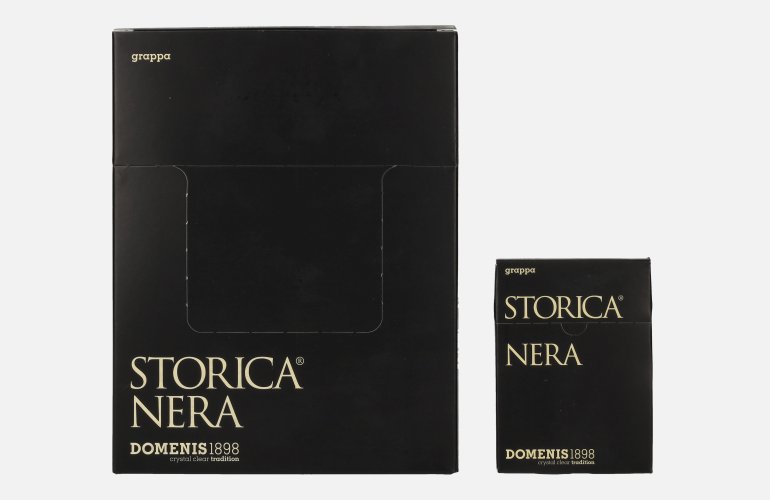 Domenis 1898 STORICA NERA Grappa 50% Vol. 10x0,05l in Geschenkbox