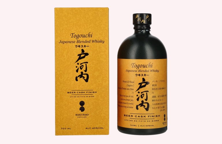 Togouchi Japanese Blended Whisky Beer Cask Finish 40% Vol. 0,7l in Giftbox
