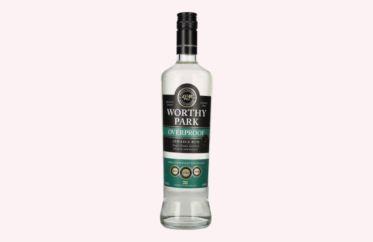 Rum-Bar Worthy Park Estate Premium White Overproof Rum 63% Vol. 0,7l