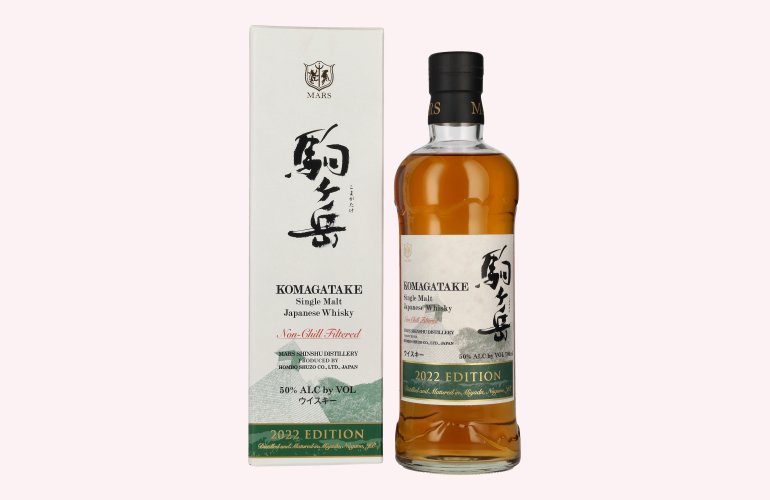 Mars KOMAGATAKE Single Malt Japanese Whisky Limited Edition 2022 50% Vol. 0,7l in Giftbox