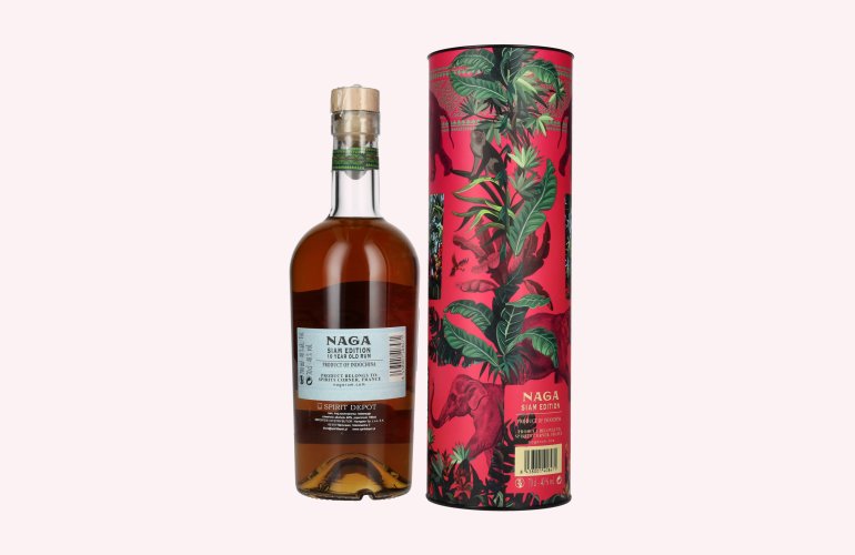 Naga 10 Years Old Indochinese Rum SIAM EDITION 40% Vol. 0,7l in Geschenkbox