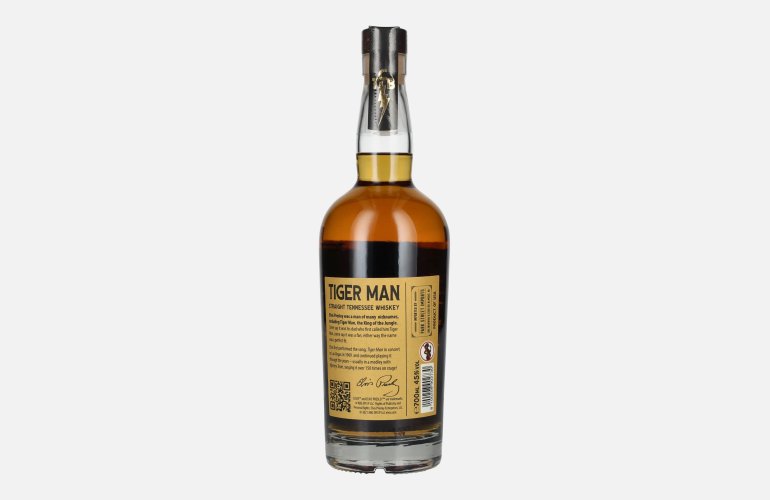 Elvis TIGER MAN Straight Tennessee Whiskey 45% Vol. 0,7l