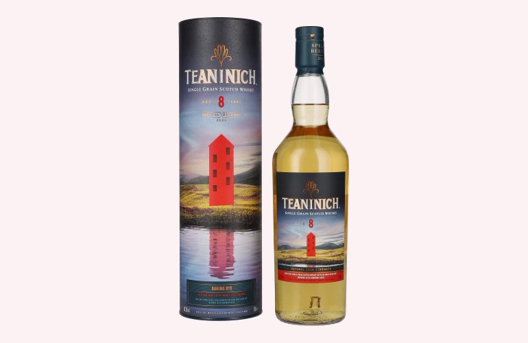 Teaninich 8 Years Old DARING RYE Single Grain Special Release 60,3% Vol. 0,7l in geschenkverpakking