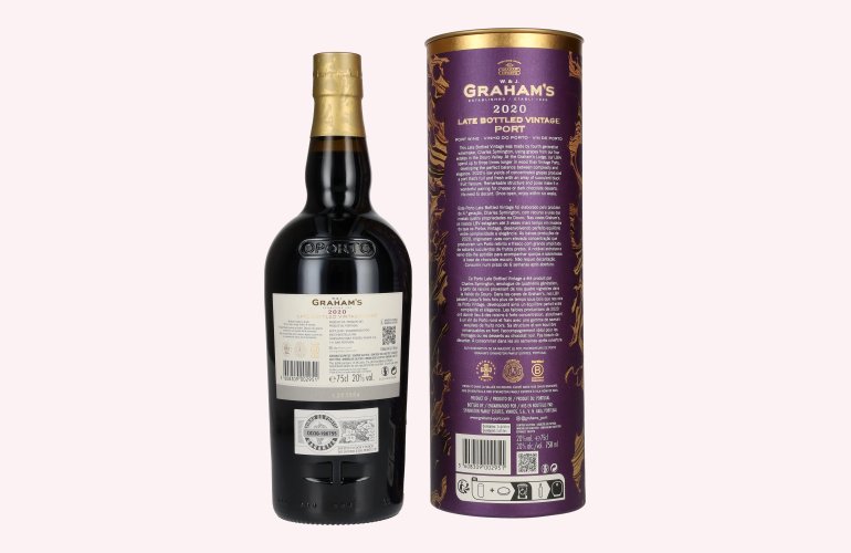W. & J. Graham's Late Bottled Vintage Port 2020 20% Vol. 0,75l in geschenkverpakking