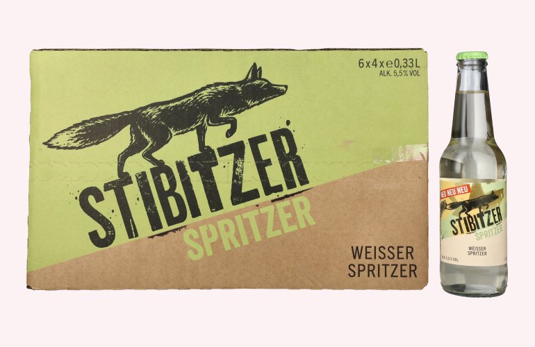 Stibitzer Weisser Spritzer 5,5% Vol. 6x4x0,33l
