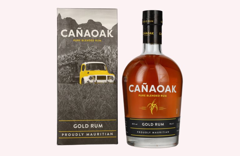 Cañaoak Pure Blended Gold Rum 40% Vol. 0,7l in geschenkverpakking