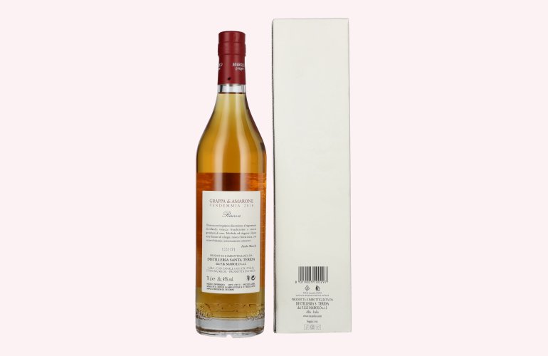 Marolo Alba Grappa di AMARONE 45% Vol. 0,7l in geschenkverpakking