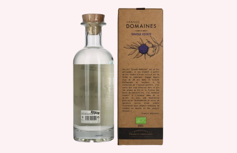 Grands Domaines Bio French Gin 40% Vol. 0,7l in geschenkverpakking