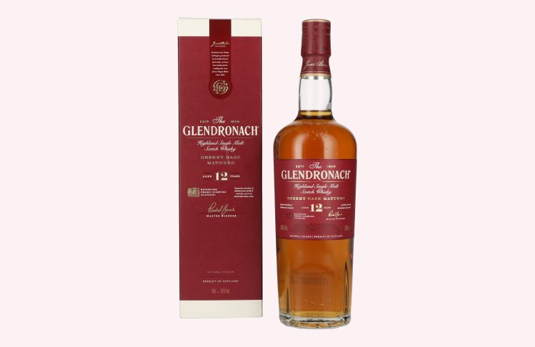 The GlenDronach 12 Years Old SHERRY CASK MATURED Highland Single Malt 43% Vol. 0,7l in Giftbox