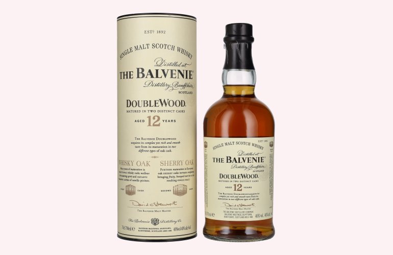 The Balvenie 12 Years Old Double Wood 40% Vol. 0,7l in Geschenkbox