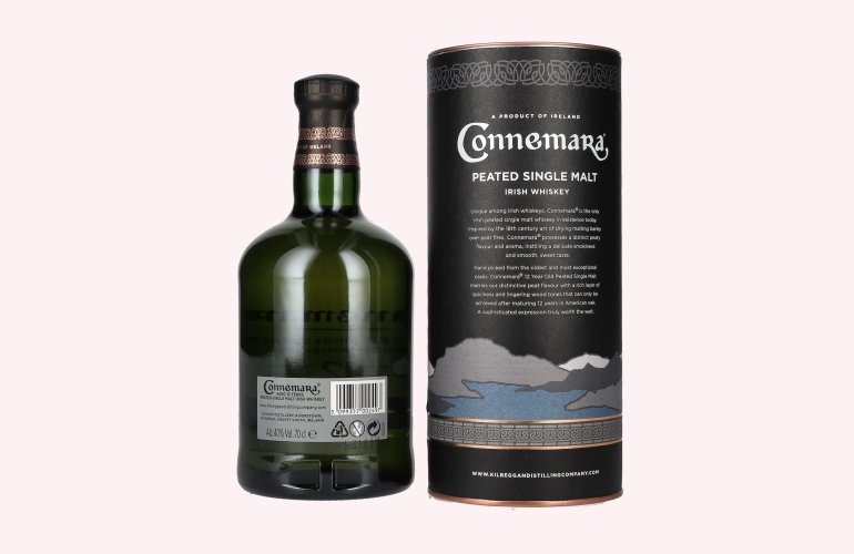 Connemara 12 Years Old Peated Single Malt Irish Whiskey 40% Vol. 0,7l in Giftbox