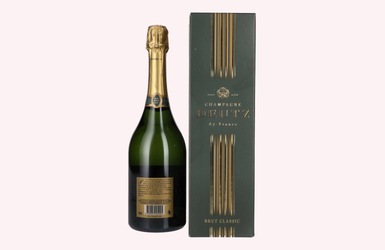 Deutz Champagne Brut Classic 12% Vol. 0,75l in geschenkverpakking