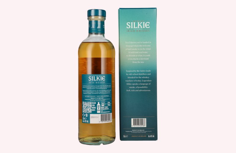 The Legendary SILKIE Peated Irish Whiskey 46% Vol. 0,7l en boîte cadeau