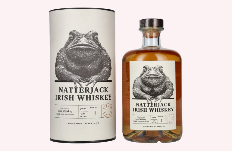 Natterjack Irish Whiskey 40% Vol. 0,7l in Geschenkbox