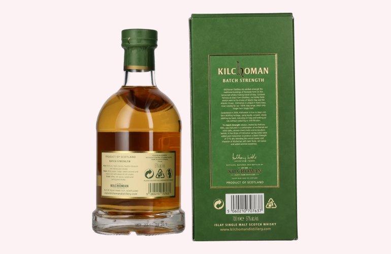 Kilchoman BATCH STRENGTH Islay Single Malt Scotch Whisky 57% Vol. 0,7l en boîte cadeau