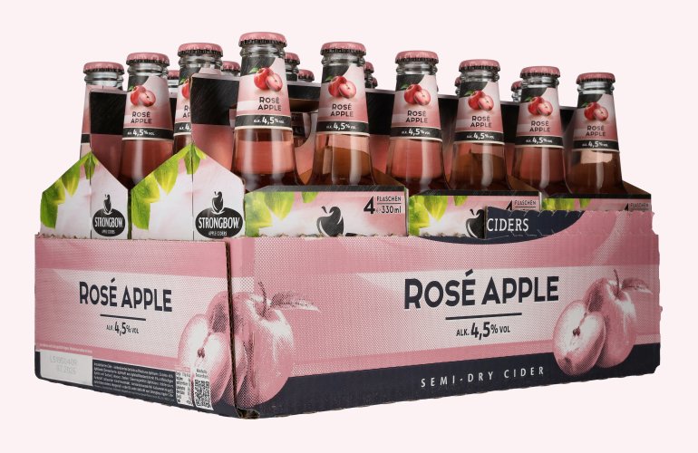 Strongbow Cider Rosé Apple 4,5% Vol. 6x4x0,33l