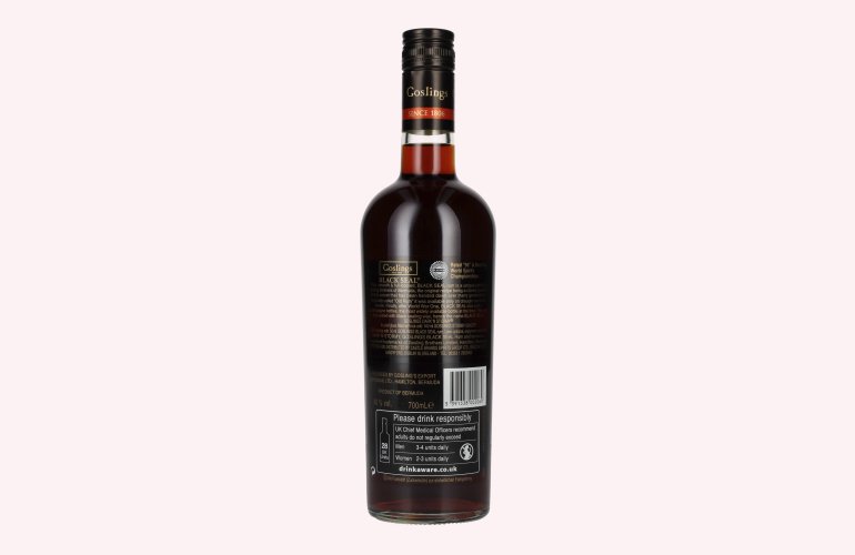 Goslings Black Seal 80 PROOF Bermuda Black Rum 40% Vol. 0,7l
