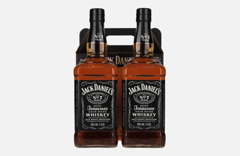 Jack Daniel's Tennesse Whiskey TWINPACK 40% Vol. 2x1l in Giftbox