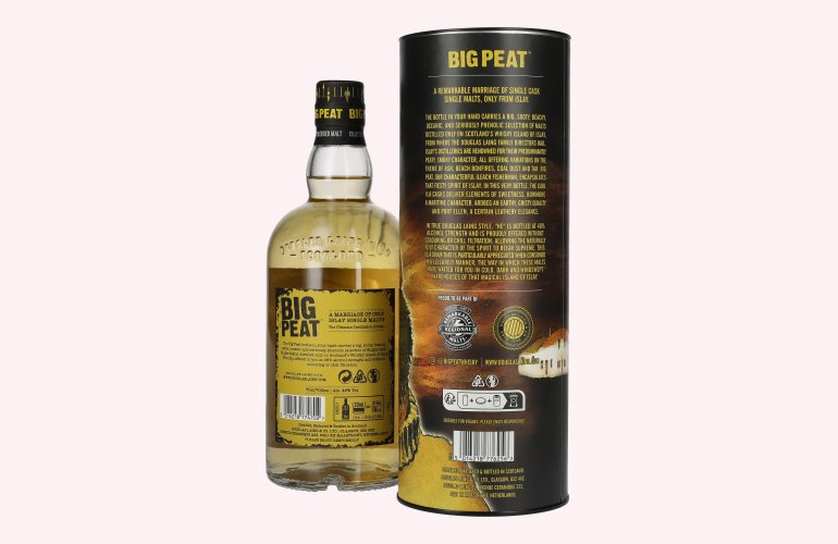 Douglas Laing BIG PEAT Small Batch Islay Blended Malt 46% Vol. 0,7l en boîte cadeau
