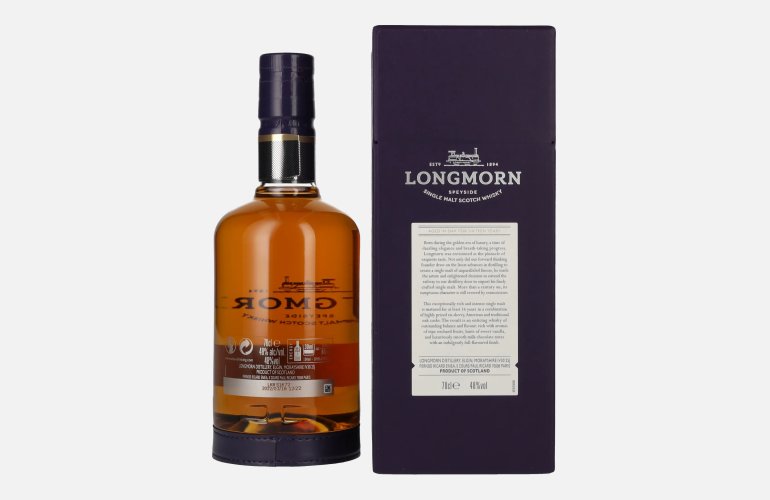 Longmorn 16 Years Old Single Malt Scotch Whisky 48% Vol. 0,7l en boîte cadeau