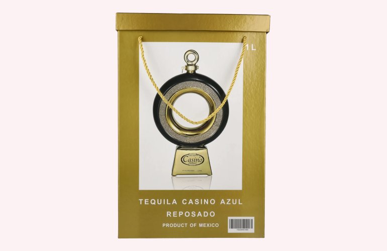 Casino Azul REPOSADO 100% de Agave Tequila 40% Vol. 1l en boîte cadeau
