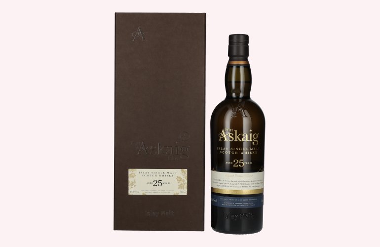 Port Askaig Islay 25 Years Old Islay Single Malt Scotch Whisky 45,8% Vol. 0,7l en boîte cadeau