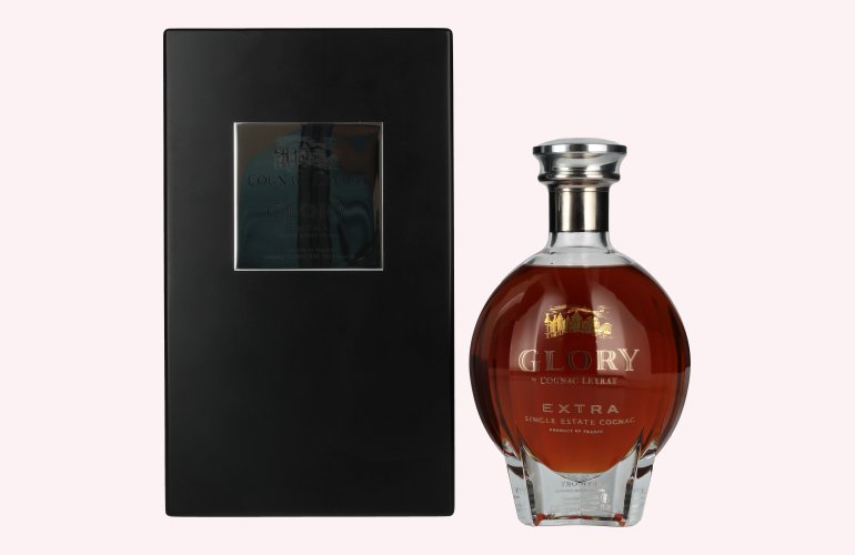 Cognac Leyrat EXTRA GLORY Single Estate Cognac 40% Vol. 0,7l in Holzkiste