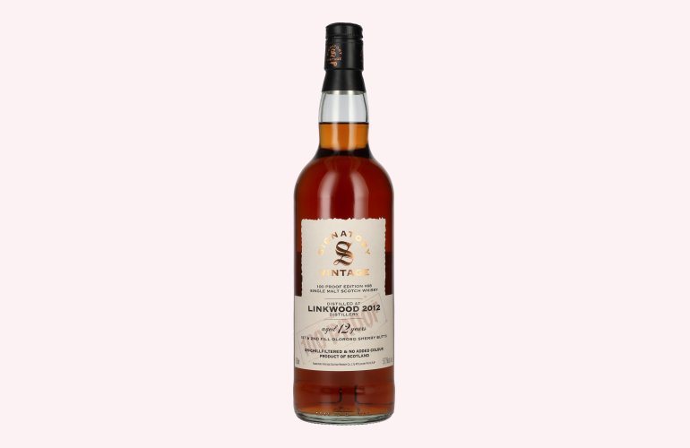 Signatory Vintage 100 Proof Edition LINKWOOD 12 Years Old Single Malt #68 2012 57,1% Vol. 0,7l