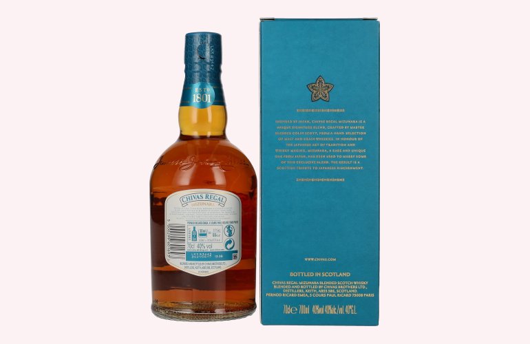 Chivas Regal MIZUNARA Blended Scotch Whisky 40% Vol. 0,7l in Giftbox