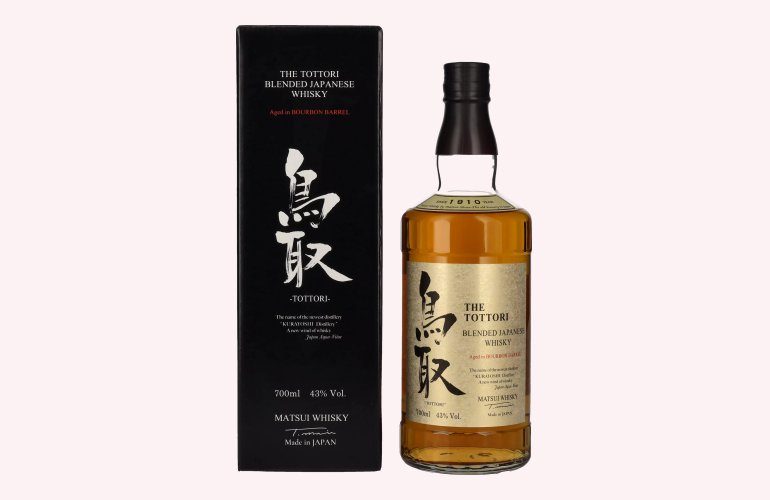 Matsui Whisky THE TOTTORI Blended Japanese Whisky BOURBON BARREL 43% Vol. 0,7l in Giftbox