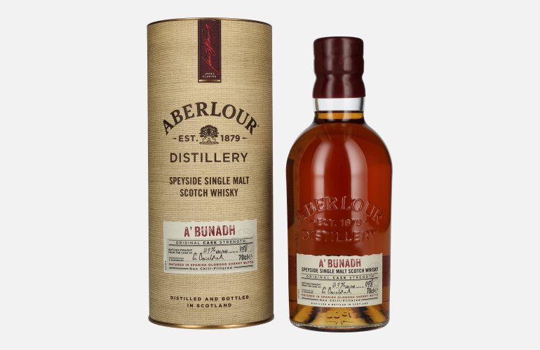 Aberlour A'BUNADH Original Cask Strength Batch No. 78 60,7% Vol. 0,7l in Giftbox