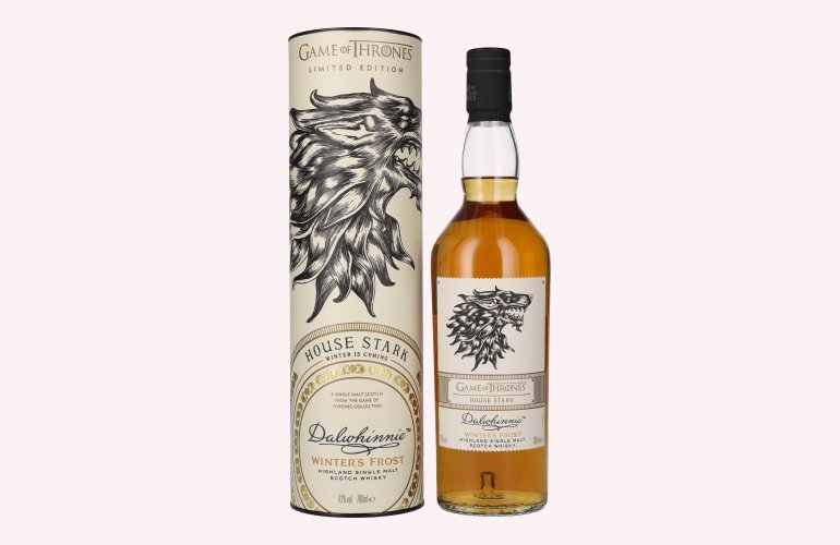 Dalwhinnie Winter's Frost GAME OF THRONES House Stark Single Malt Collection 43% Vol. 0,7l in Geschenkbox