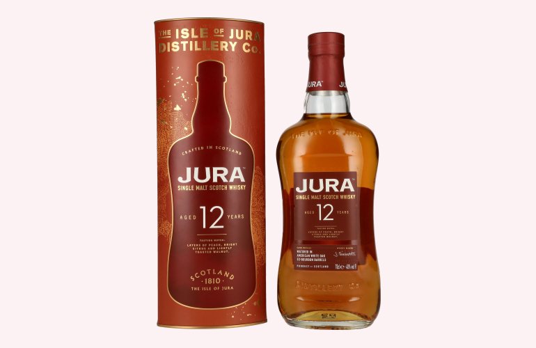 Jura 12 Years Old Single Malt Scotch Whisky 40% Vol. 0,7l in Geschenkbox